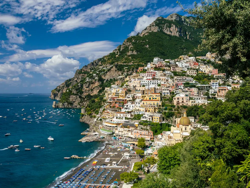 Vista de Costa Amalfitana
